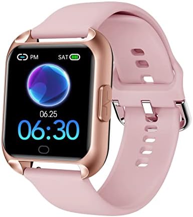 MAXTOP Smart Watch for Women,1.4" Fitness Tracker for iPhone Android Phone IP68 Waterproof, Finess Watch with Step Calorie Counter Pedometer Watches Activity Tracker,T6 Pro Pink