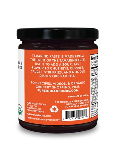 image for PURE INDIAN FOODS Pure Organic Tamarind Paste Concentrate - Sweet and 