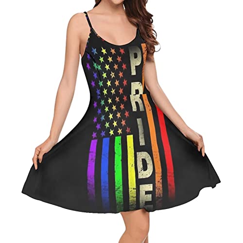 Image of Coloranimal Women's Summer Sleeveless Casual Swing Dresses with Loose Fit Beach Sundress