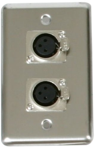 Elite Core OSP D-2-XLR Duplex Wall Plates with 2-XLR