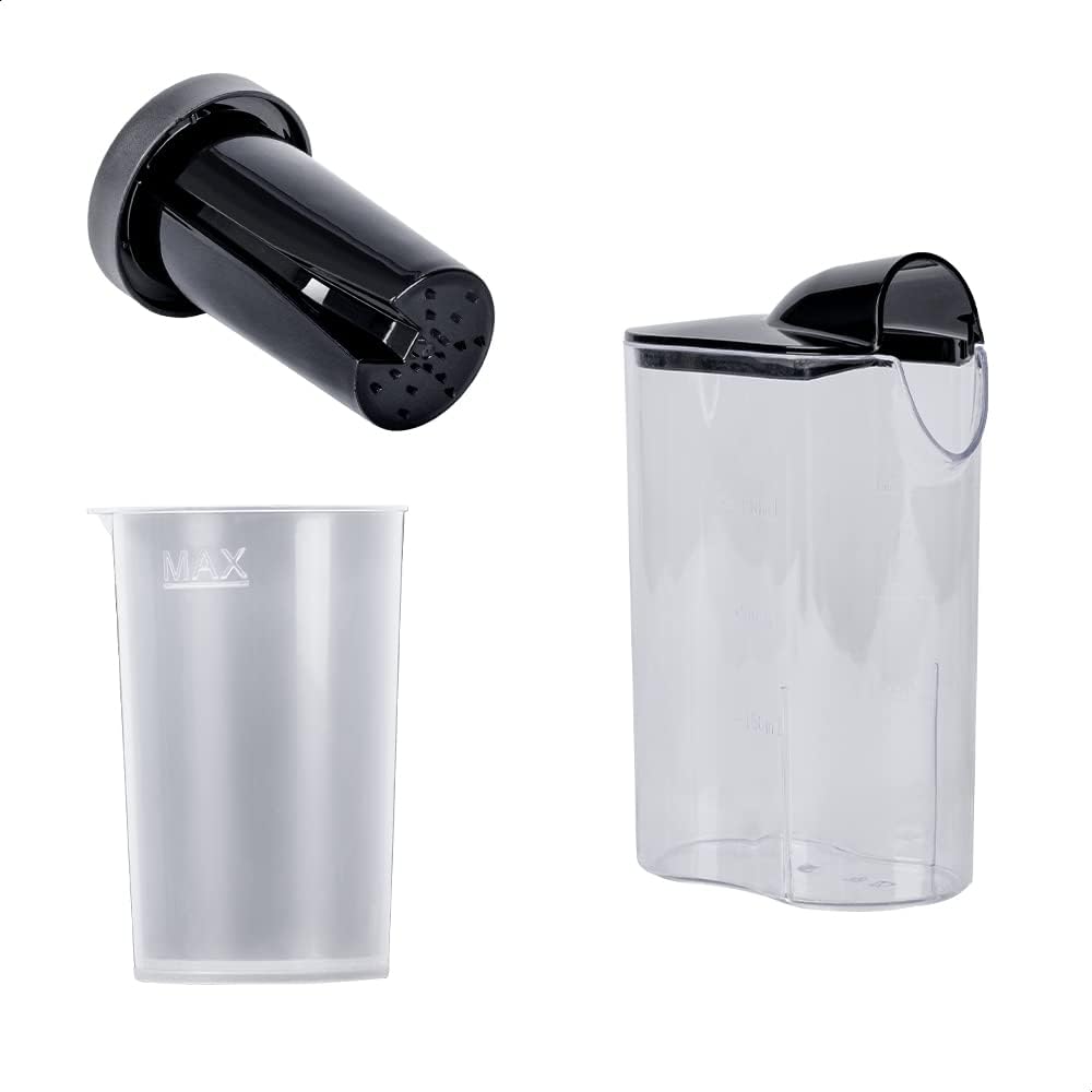 Top-down view of the stainless steel filter basket and blade of the DAEWOO Juicer