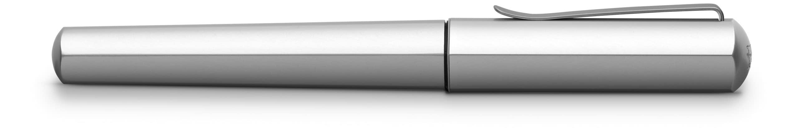 Hexo F Fountain Pen - Silver