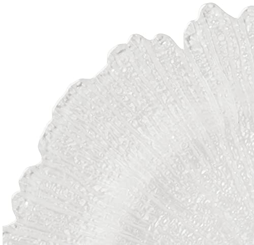 Chargeit By Jay Charge It By Jay Reef Charger 13” Decorative Melamine Service Plate For Home, Professional Dining, Perfect For Upscale Events, Dinner Parties, Weddings, Banquets, Catering, White #TOP3