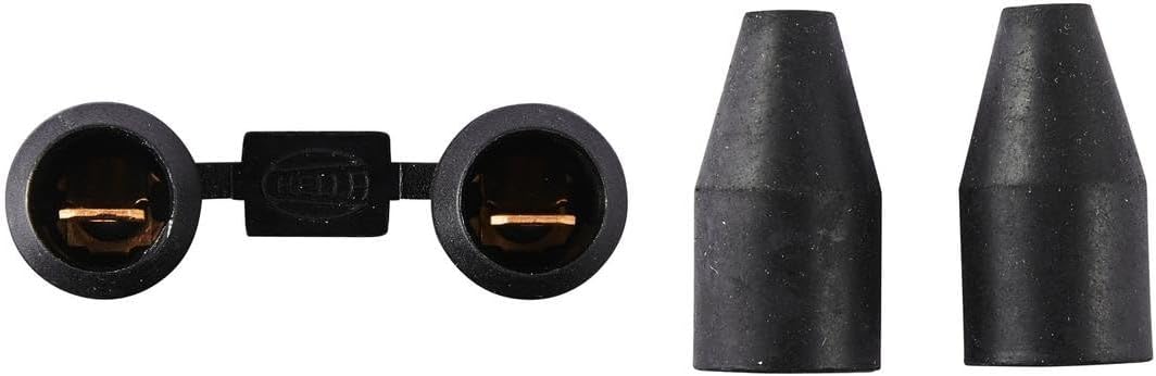 HELLA 3AG 003 399-101 Air Horn - B133-24V - 118dB(A) - Frequency Range: 375Hz/500Hz - Loud Tone - Housing Colour: Black - Flat Plug-in Connector - Quantity: 2 - Set