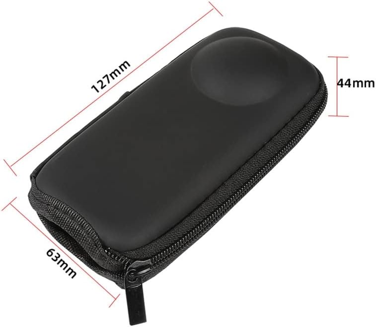 Miniatura 3 de Mini PU funda protectora de almacenamiento bolsa de montaje de caja para Insta 360 uno x2 cámara panorámica Accesorios portátiles