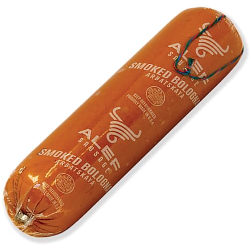 Alef Smoked Bologna Arbatskaya 2 Lb - Versatile Deli Meat For Sandwiches, Authentic Deli Bologna, Tasty Lunchmeat For All Meals