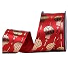 Lint breed rood 9m polyester satijnen lintspoel, perfect voor bruiloft, krans, babydouche, verpakking en andere…