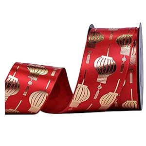 Lint breed rood 9m polyester satijnen lintspoel, perfect voor bruiloft, krans, babydouche, verpakking en andere…