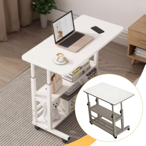 Table de lit multifonction à roulettes pour chambre et bureau - 3