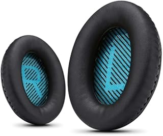 Krone Kalpasmos Bose QC Wymienne nauszniki do słuchawek Quietcomfort QC15/QC25/QC35/Ae2/Ae2i/Ae2w, zestaw słuchawkowy, piankowe nauszniki, część naprawcza, proteinowe, skórzane maty z pianki z