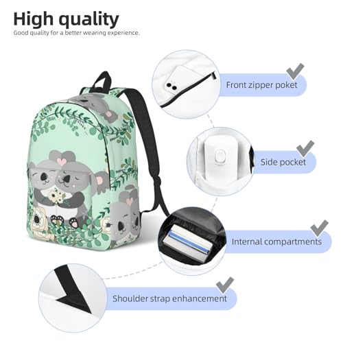 Sac à dos de voyage koala EdWal avec grand compartiment PC - 5