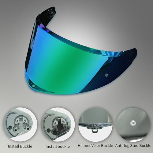 Image of AGV K6 and K6S Visor (Phantom green)