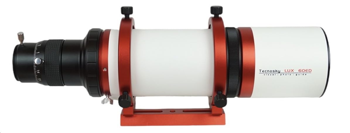 Telescopio Tecnosky LUX 60ED Apo 60/360 FPL53. Piccolo apo con doppietto FPL53 da 60mm di diametro e focale 360mm (F/6).