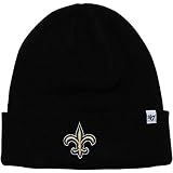 47 Orleans Saints Black Cuff Beanie Hat - NFL Cuffed Knit Toque Cap