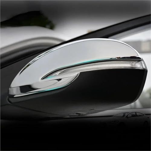 Coques de rétroviseur chromées pour Hyundai Elantra, finition miroir argentée haut de gamme - 3