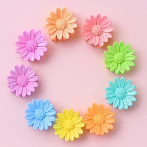 Image of Cerrito 6 Pcs Small Mix Hair Claw Clips for Women & Girls - Durable Nonslip Mini Hair Accessories perfect for styling Thick & Thin Hair, Everyday, Party & Office Styling, Multicolor