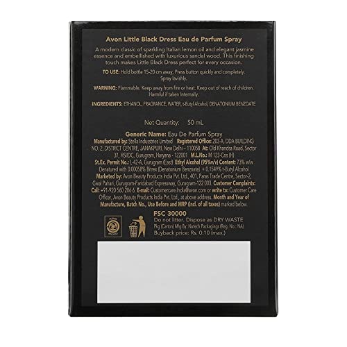 Avon Little Black Dress Eau De Parfum Spray 1.7 Oz #TOP7
