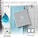 Comfortable Bath Kneeler and Elbow Kneeling Rest Pad for Baby Bathing Parents - Painless Foam Mat with Toy Organizer Pockets - Quick Drying, Foldable, Non-Slip for Baby and Toddler Bathing