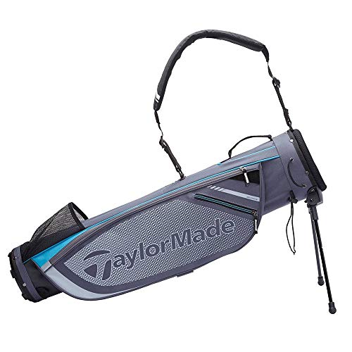 TaylorMade Quiver Stand Bag, Gray/Aqua
