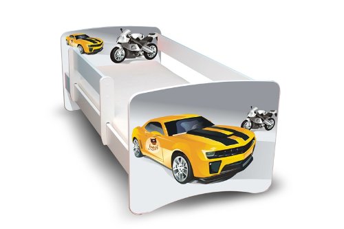 Best For Kids 34 Designs - Cama infantil (80 x 160 cm), con protección anticaídas