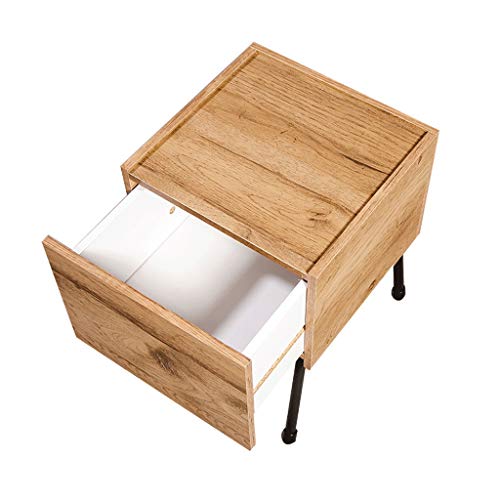 JFUNANQH Mesita de Noche Cajones de Noche Mesita de Noche Mesita de Noche para Dormitorio - Mesitas auxiliares de sofá con cajón de Almacenamiento Mesita de Noche Gabinete de Almacenamiento