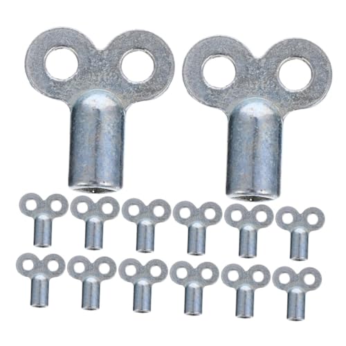 SOPOTUTU 20 piezas Llave de Purga para Radiadores Metálica Cuadrada Duradera para Plomería Válvulas y Sangrado de Aire Compatible con Diferentes de Radiador