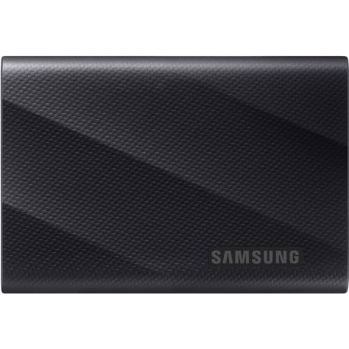 Image of Samsung T9 Portable External SSD 4TB, USB 3.2, Speed up to 2,000 MB /s Read /Write Speed, Storage for Professional Creators - videographers, Graphic Designers, Artists, MU-PG4T0B /WW, Black & Cover