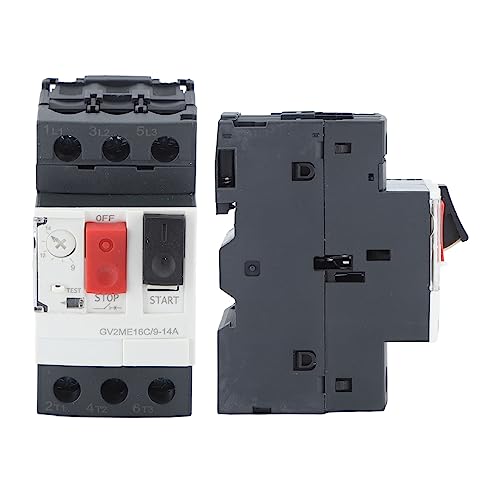 Protection de Court-circuit de Surcharge de Disjoncteur de Moteur de Bâti de Rail de Guide de 35mm pour Diverses Applications de Moteur (GV2-ME16C 9-14A)