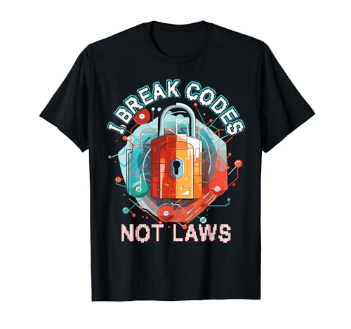 Cybersecurity Art Hacking Lover Computer Nerd Ethical Hacker T-Shirt