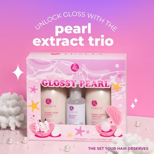 Image of Luseta Glossy Pearl Hair Care Set, Smooth & Shine for Dull Hair