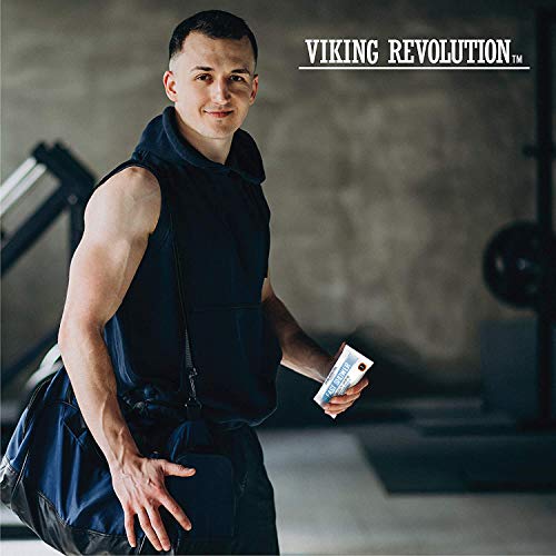 Viking Revolution Body Wipes for Men - Gym Wipes, Shower Wipes - Disposable and Eco-Friendly - Unscented Wet Wipes with Vitamin E and Aloe - 12 Individually Wrapped Wipes - Thumbnail 3