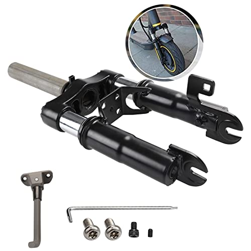 Scooter Gabel, Federgabel vorne für Ninebot Max G30LD/ G30 LG, G30D 2 federung, Vorderradmodifikation Stoßdämpfer, E Scooter Zubehör, Modifikation Zubehör (Gabel + Fußstütze) Cover