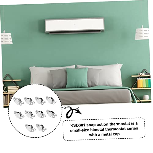 NIYANGLE Fusível Térmico Para Cafeteira 2 Peças Termostato Controle De Temperatura Normal Controle T