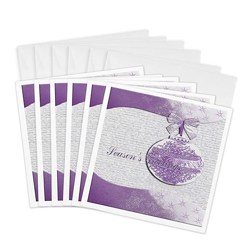 Cartes de vœux feuille de houx violet prune pour accompagner vos cadeaux de fin d'année