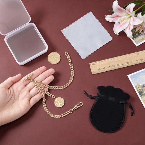 Cadena de reloj de bolsillo para chaleco de hombre en eventos formales 3