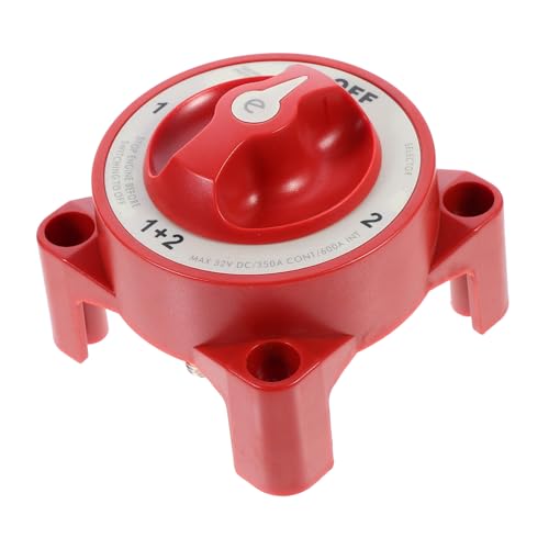 FELTECHELECTR 600a Car Battery Power-off Switch Auto Shut off High Battery Disconnect Knob for Rv Yacht