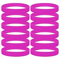 Ajcotahm 12 stuks siliconen armbanden, meerdere kleuren