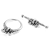 TierraCast 2 Strand Pewter Toggle Clasps-FINE Silver Heirloom (1)