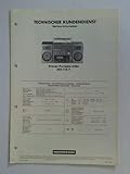  Technischer Kundendienst. Service-Information: Stereo-Portable 4584 985.128 H