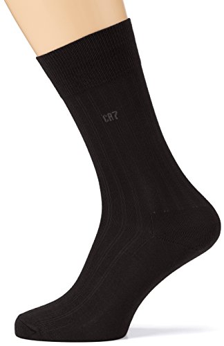 CR7 CRISTIANO RONALDOu00a0u0096u00a0Calcetines para Hombre Negro Negro Talla:44-47