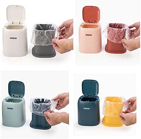 Mini Trash Bags 0.5 Gallon, 9 Rolls White Small Garbage Liners, 270 Ct image 4