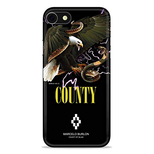 Cover Marcelo Burlon iPhone 8, 7, 6S, 6 - Eagle