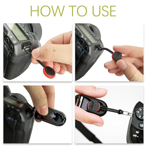 Image of 4pcs Camera Quick Release Anchor Links for DSLR & Mirrorless Cameras Straps