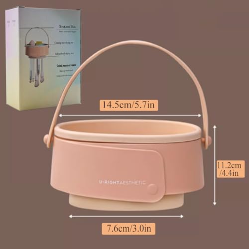 image for GOLIKEE Makeup Brush Cleaner Mat,3 in 1 Upgraded Foldable Silicone Mak