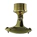 Renovators Supply Manufacturing Bar Foot Rail Bracket Brackets 7-1/8 in. Polished Brass Stair Railing Brackets