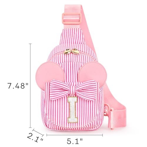 Image of Mibasies Sling Bag for Girls Gift, Toddler Girl Toys, Pink I | Cute Design, Adjustable Strap, Premium Durable Materials, Ideal Gift for Girls 4-6 for Birthdays, Christmas & Holidays