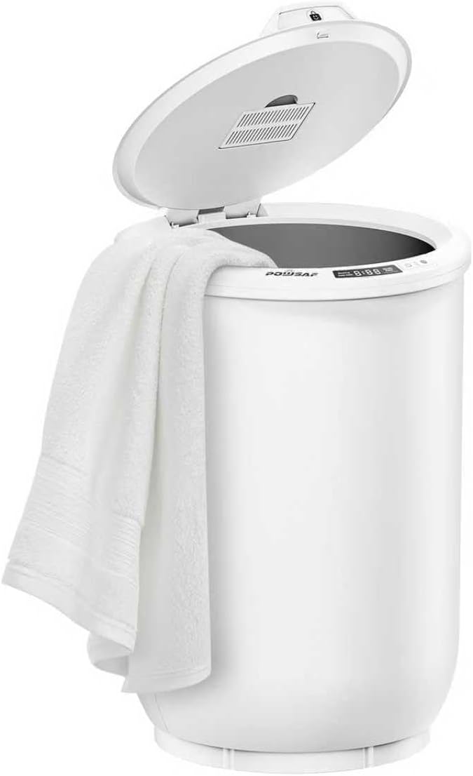 POWSAF Towel Warmer, Luxury Towel Warmers for Bathroom, Large Blanket Heater Bucket, Aroma Tray for SPA, Auto Timer and Protection Feature, Fits Oversized Towels, Blankets, Bathrobes, PJs, and More