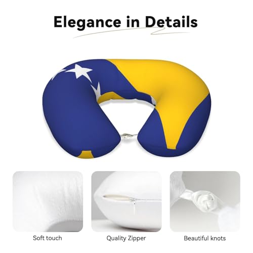 Almohada de viaje espuma viscoelástica U cómoda miniatura 3