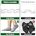 COZYOFFI Ankle Socks Low Cut: 6 Pairs Summer Rayon from 90% Bamboo - Adult Men Size 6-15 for Athletic Running