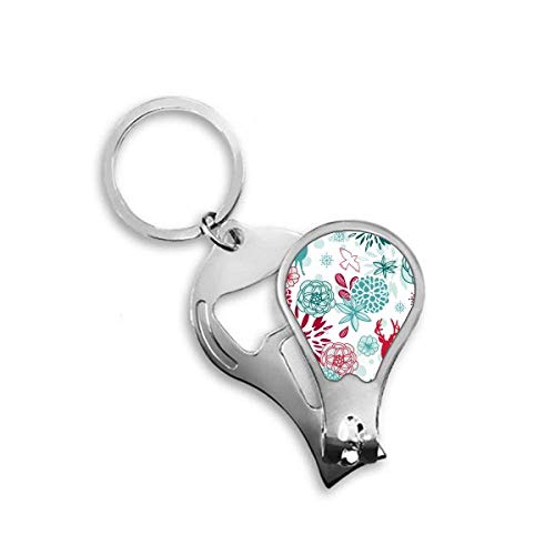 Coupe-ongles de pieds cerf et fleurs illustration DIYthinker
